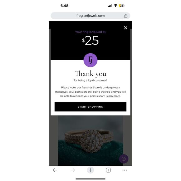 Fragrant Jewels Silver Rhodium Glitzy Mystic Topaz Heart Necklace & Ring Bundle - Picture 7 of 11